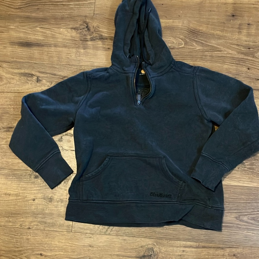 Gray Quarter Zip Carhartt Hoodie
